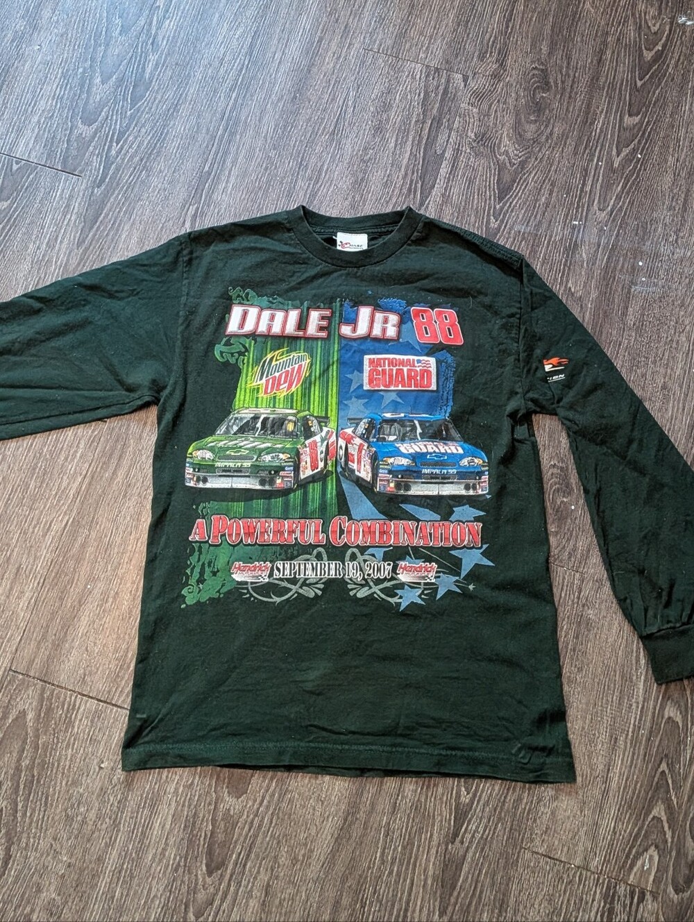 2007 Nascar Chase Dale Earnhardt Mountain Dew National Guard Long Sleeve